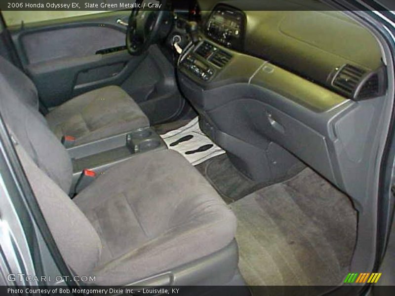 Slate Green Metallic / Gray 2006 Honda Odyssey EX