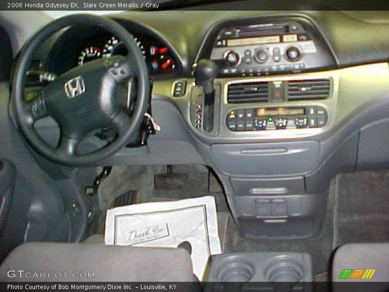 Slate Green Metallic / Gray 2006 Honda Odyssey EX
