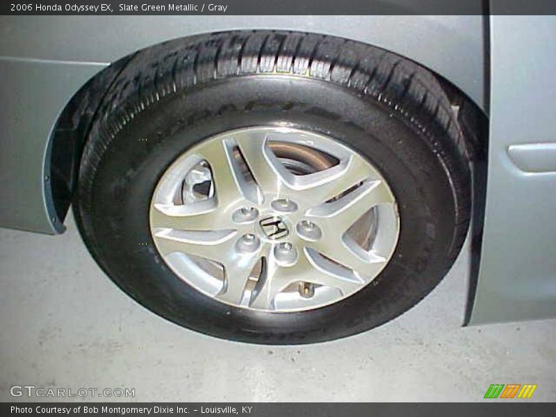 Slate Green Metallic / Gray 2006 Honda Odyssey EX
