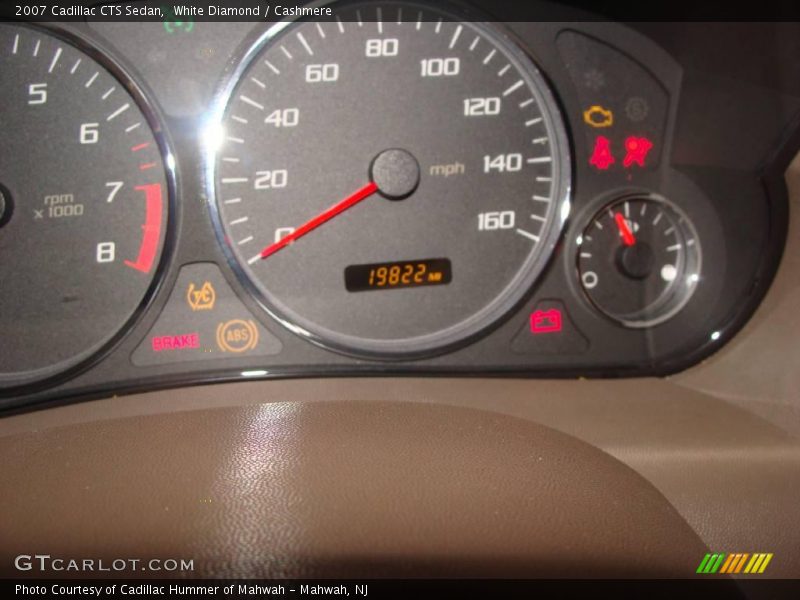 White Diamond / Cashmere 2007 Cadillac CTS Sedan