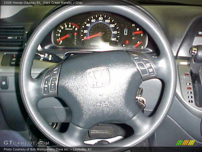 Slate Green Metallic / Gray 2006 Honda Odyssey EX