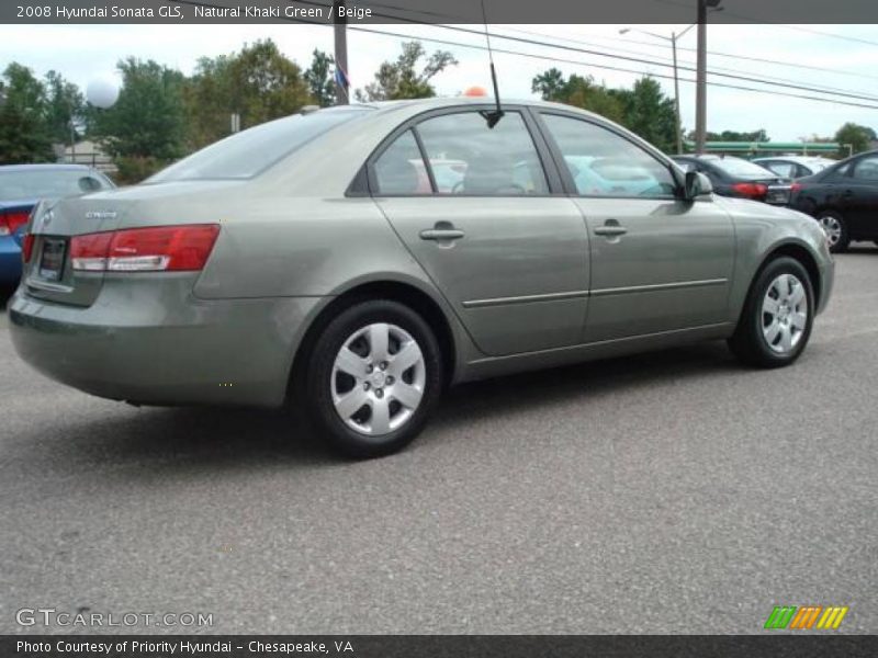Natural Khaki Green / Beige 2008 Hyundai Sonata GLS