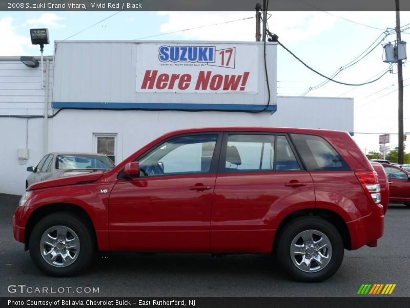 Vivid Red / Black 2008 Suzuki Grand Vitara