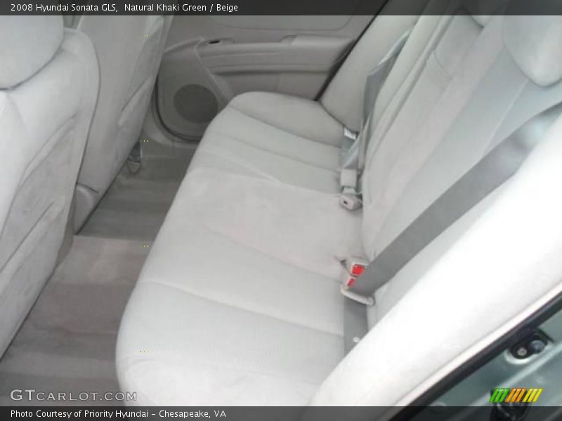 Natural Khaki Green / Beige 2008 Hyundai Sonata GLS