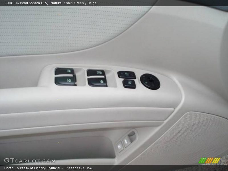 Natural Khaki Green / Beige 2008 Hyundai Sonata GLS