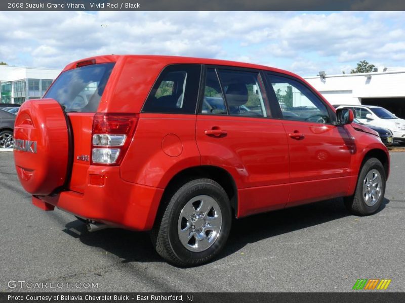 Vivid Red / Black 2008 Suzuki Grand Vitara