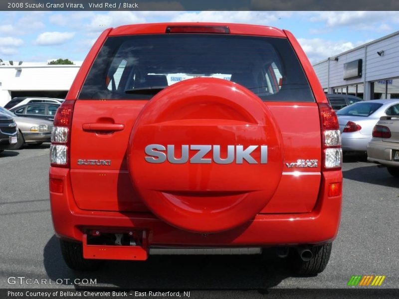 Vivid Red / Black 2008 Suzuki Grand Vitara