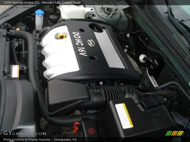 Natural Khaki Green / Beige 2008 Hyundai Sonata GLS