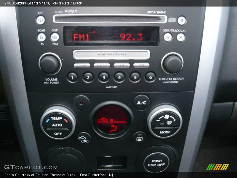 Vivid Red / Black 2008 Suzuki Grand Vitara