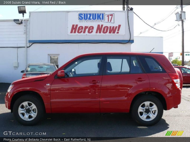 Vivid Red / Black 2008 Suzuki Grand Vitara
