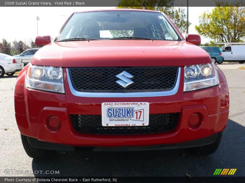 Vivid Red / Black 2008 Suzuki Grand Vitara