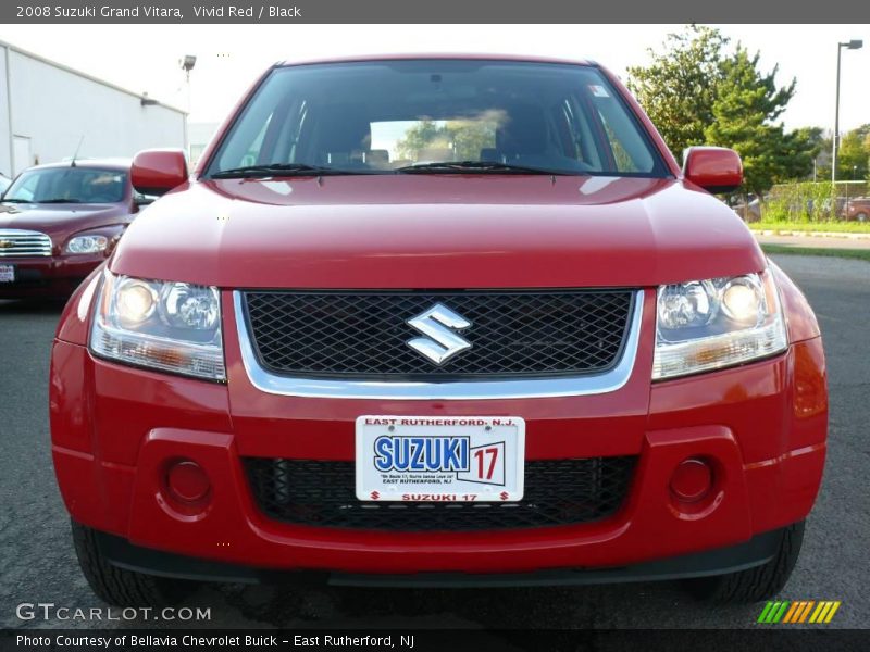 Vivid Red / Black 2008 Suzuki Grand Vitara