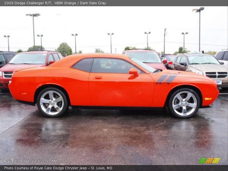 HEMI Orange / Dark Slate Gray 2009 Dodge Challenger R/T
