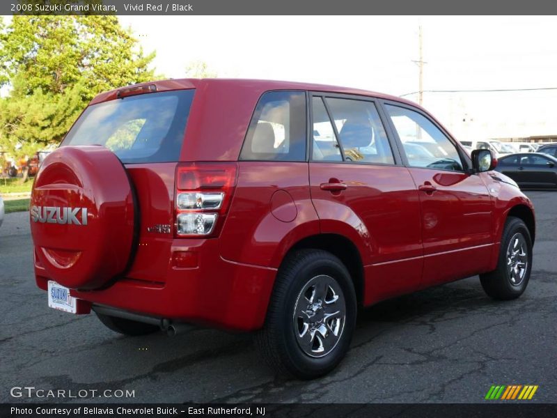 Vivid Red / Black 2008 Suzuki Grand Vitara