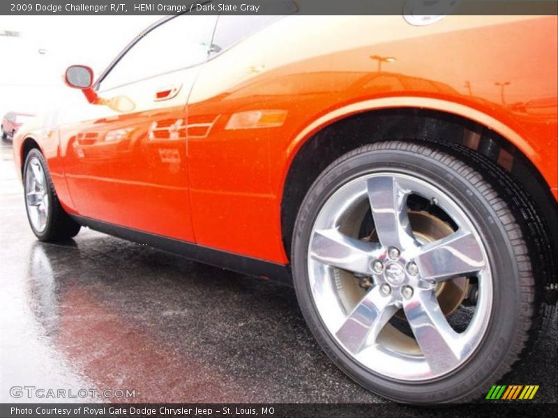 HEMI Orange / Dark Slate Gray 2009 Dodge Challenger R/T