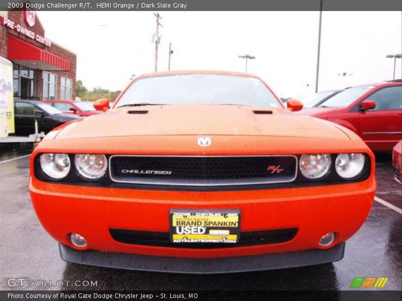 HEMI Orange / Dark Slate Gray 2009 Dodge Challenger R/T