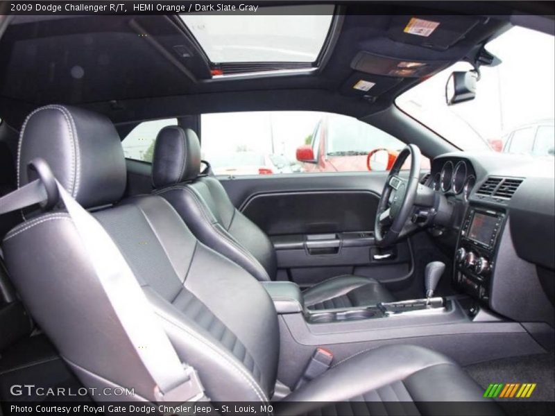 HEMI Orange / Dark Slate Gray 2009 Dodge Challenger R/T