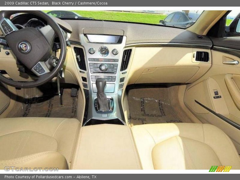 Black Cherry / Cashmere/Cocoa 2009 Cadillac CTS Sedan