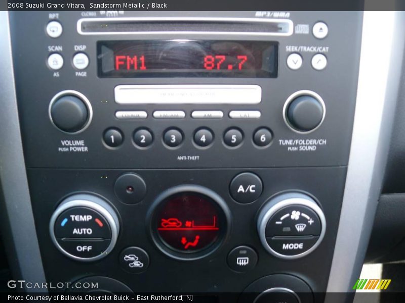 Sandstorm Metallic / Black 2008 Suzuki Grand Vitara