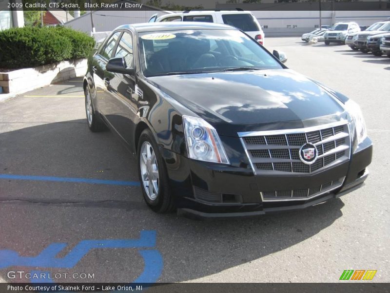 Black Raven / Ebony 2009 Cadillac CTS Sedan