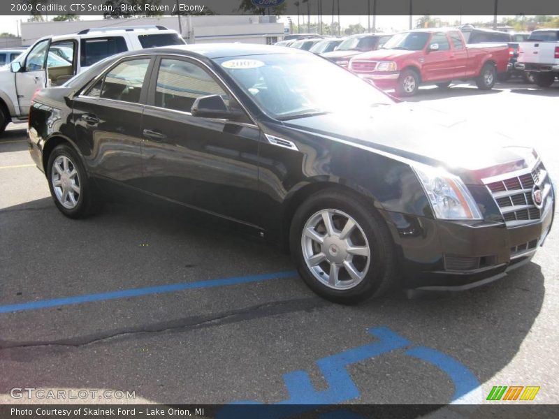 Black Raven / Ebony 2009 Cadillac CTS Sedan