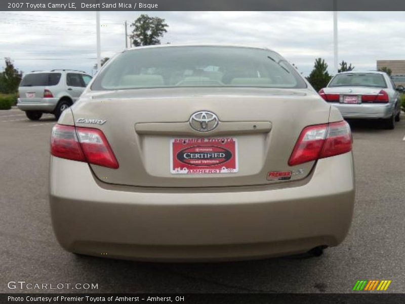 Desert Sand Mica / Bisque 2007 Toyota Camry LE