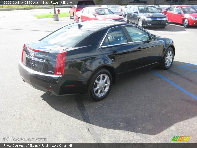Black Raven / Ebony 2009 Cadillac CTS Sedan