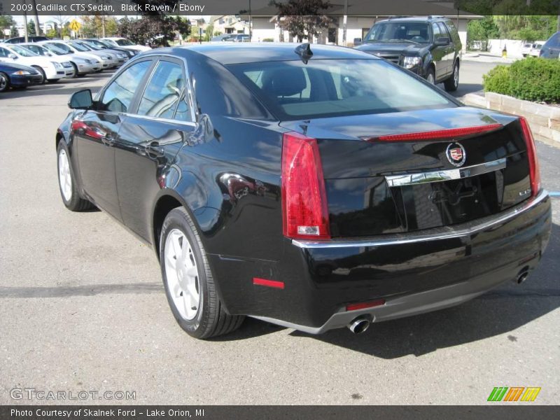 Black Raven / Ebony 2009 Cadillac CTS Sedan