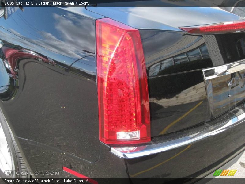 Black Raven / Ebony 2009 Cadillac CTS Sedan