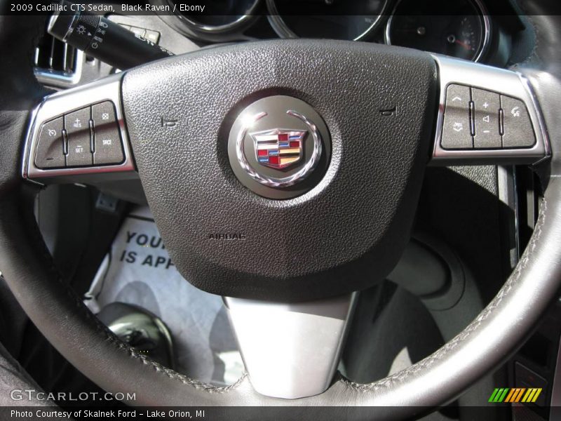 Black Raven / Ebony 2009 Cadillac CTS Sedan