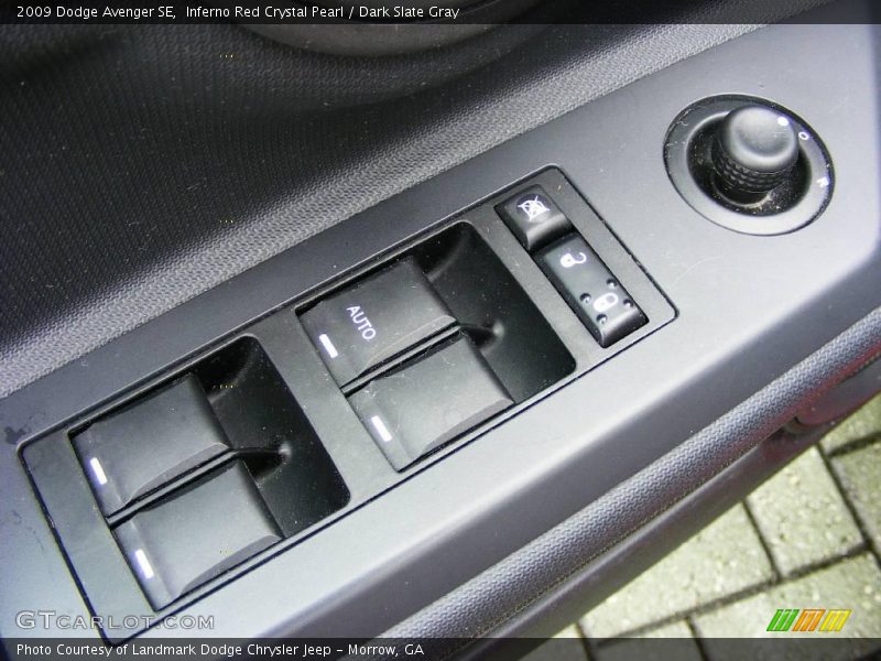Inferno Red Crystal Pearl / Dark Slate Gray 2009 Dodge Avenger SE