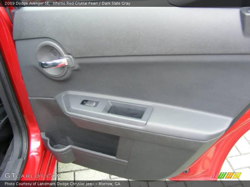 Inferno Red Crystal Pearl / Dark Slate Gray 2009 Dodge Avenger SE