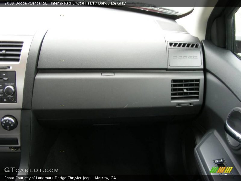 Inferno Red Crystal Pearl / Dark Slate Gray 2009 Dodge Avenger SE