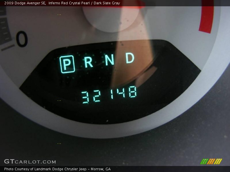 Inferno Red Crystal Pearl / Dark Slate Gray 2009 Dodge Avenger SE