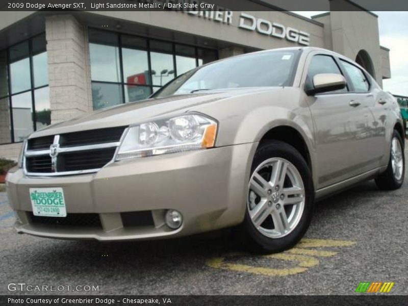 Light Sandstone Metallic / Dark Slate Gray 2009 Dodge Avenger SXT