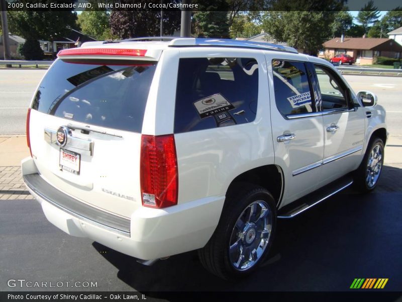 White Diamond / Cocoa/Cashmere 2009 Cadillac Escalade AWD
