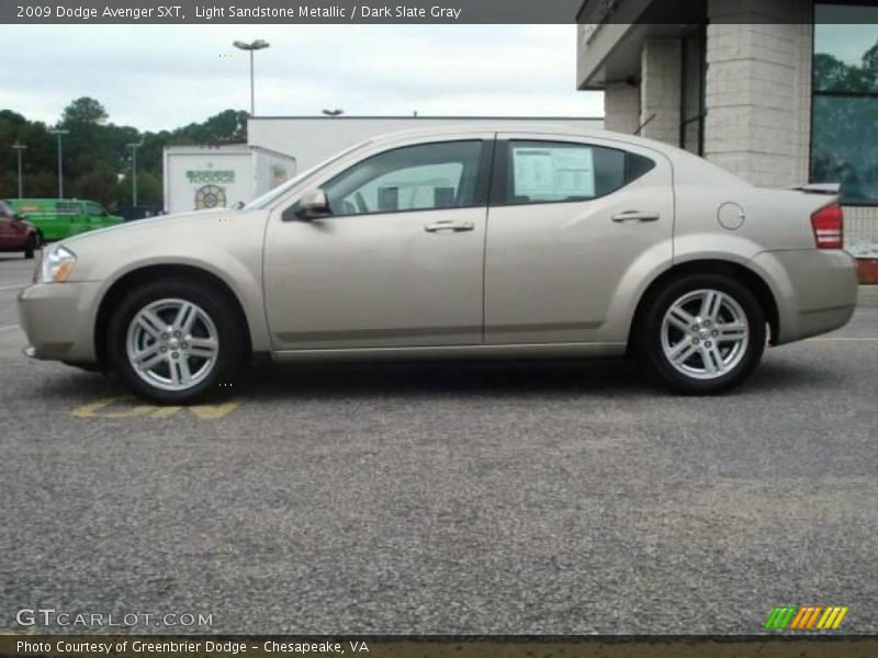 Light Sandstone Metallic / Dark Slate Gray 2009 Dodge Avenger SXT
