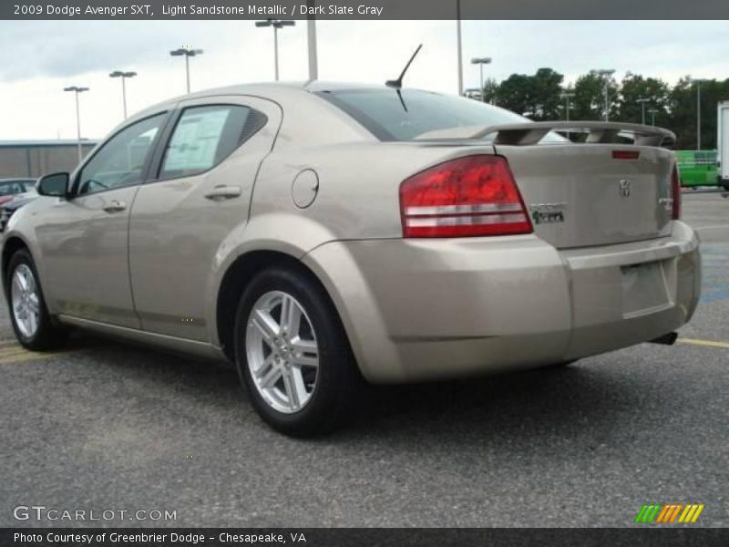 Light Sandstone Metallic / Dark Slate Gray 2009 Dodge Avenger SXT