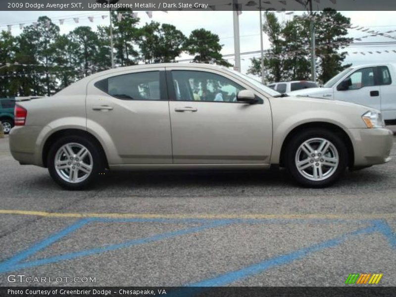 Light Sandstone Metallic / Dark Slate Gray 2009 Dodge Avenger SXT