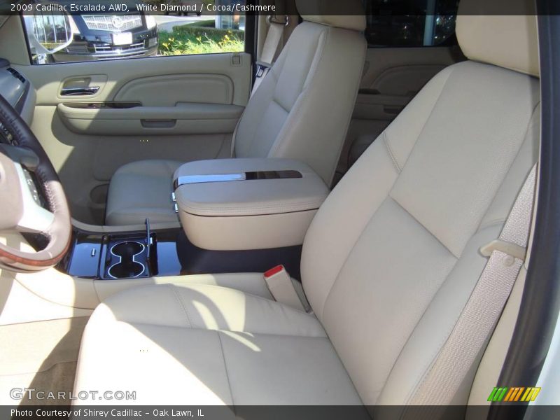 White Diamond / Cocoa/Cashmere 2009 Cadillac Escalade AWD