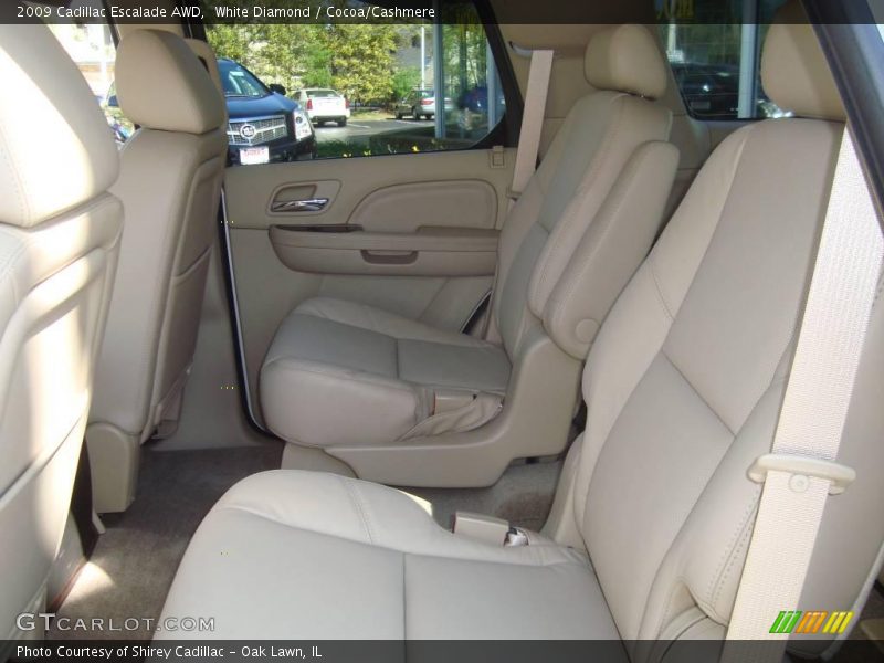 White Diamond / Cocoa/Cashmere 2009 Cadillac Escalade AWD