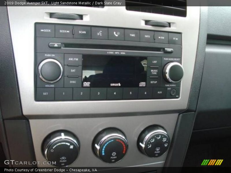 Light Sandstone Metallic / Dark Slate Gray 2009 Dodge Avenger SXT