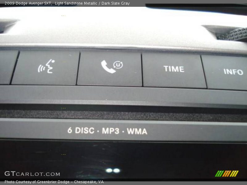 Light Sandstone Metallic / Dark Slate Gray 2009 Dodge Avenger SXT