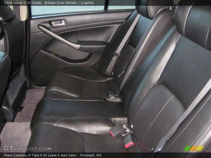 Brilliant Silver Metallic / Graphite 2004 Infiniti G 35 Sedan