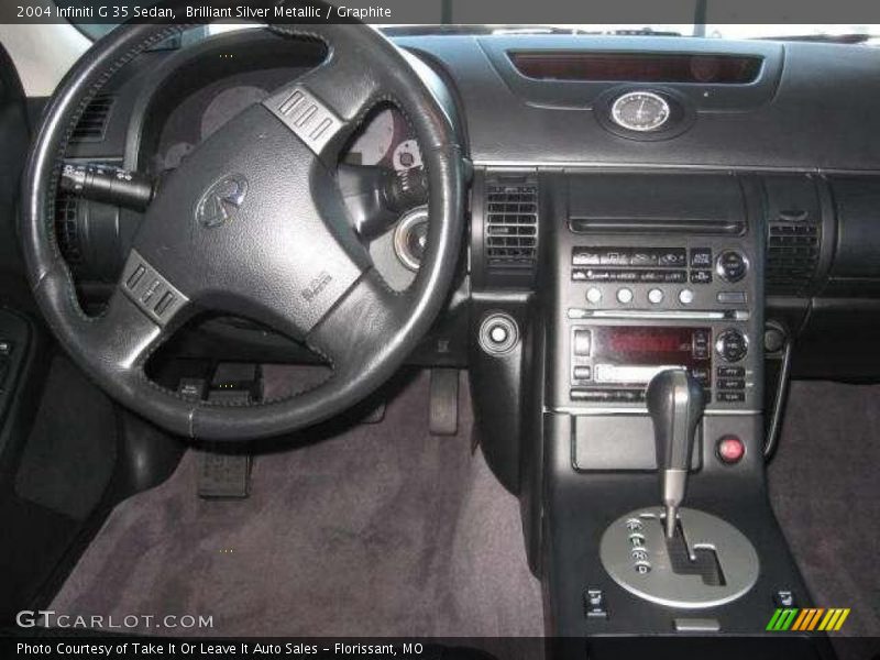 Brilliant Silver Metallic / Graphite 2004 Infiniti G 35 Sedan