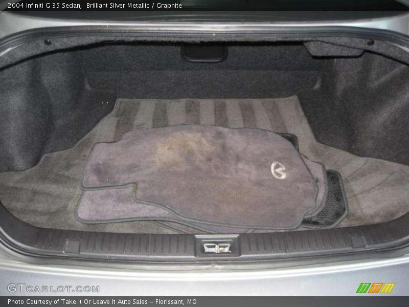 Brilliant Silver Metallic / Graphite 2004 Infiniti G 35 Sedan