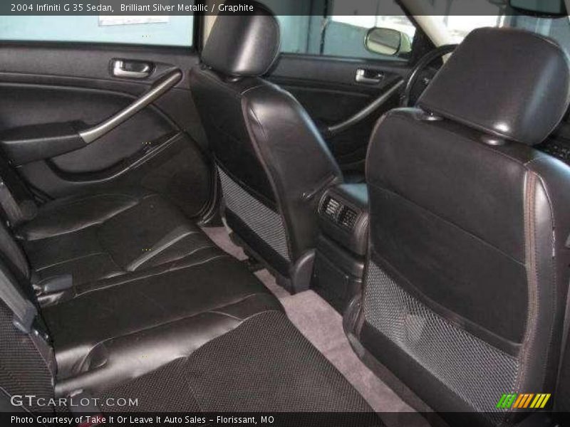 Brilliant Silver Metallic / Graphite 2004 Infiniti G 35 Sedan
