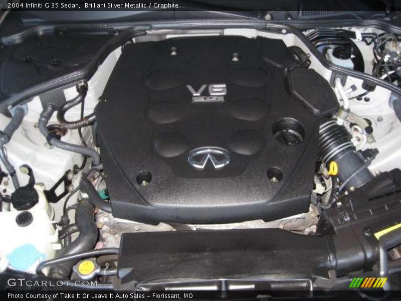 Brilliant Silver Metallic / Graphite 2004 Infiniti G 35 Sedan