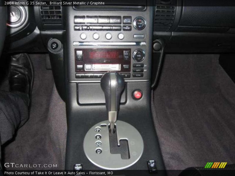Brilliant Silver Metallic / Graphite 2004 Infiniti G 35 Sedan