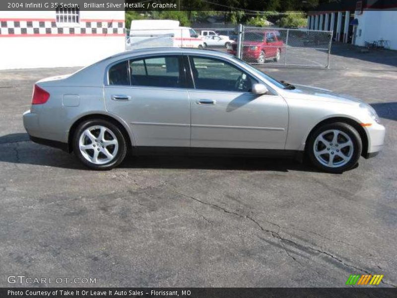 Brilliant Silver Metallic / Graphite 2004 Infiniti G 35 Sedan